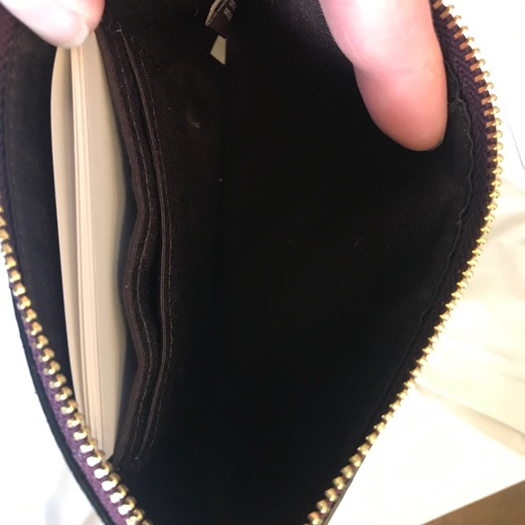 NWT Coach Zip Card Case Signature Monogram Canvas - Picture 3 of 4